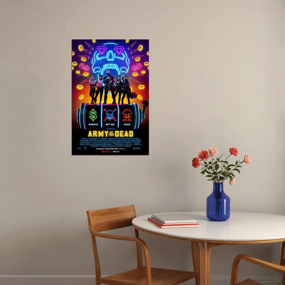 Army Of The Dead Full Character Movie Action Poster Wall Art Print Home Wall Decor - xonomax