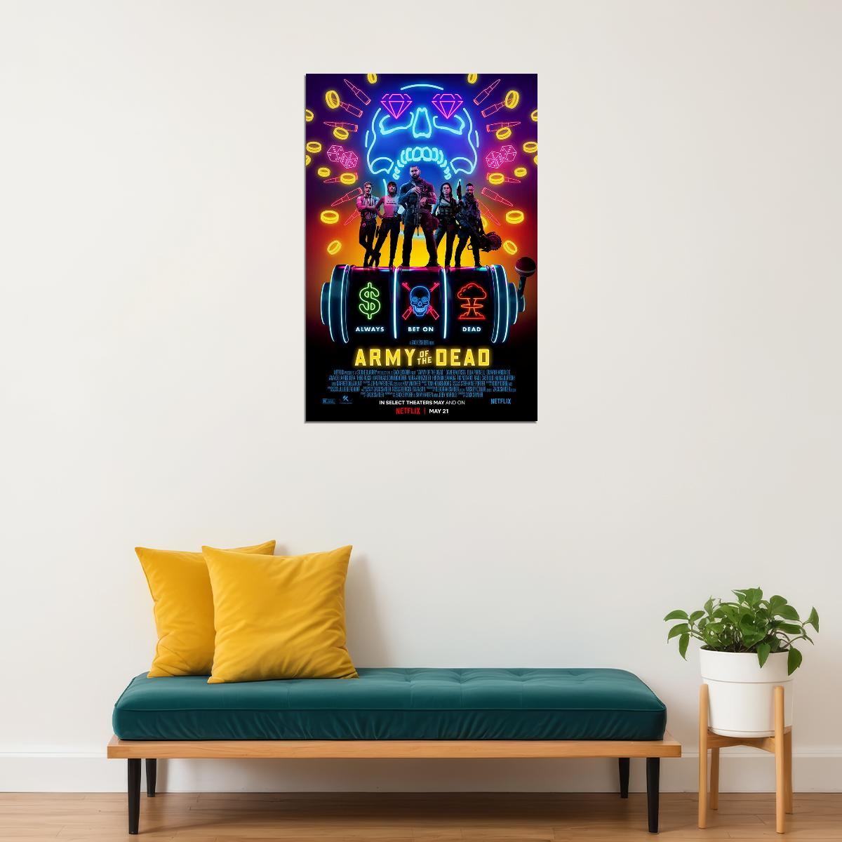 Army Of The Dead Full Character Movie Action Poster Wall Art Print Home Wall Decor - xonomax