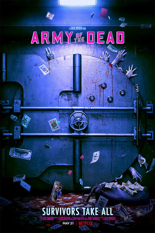 Army Of The Dead Full Character Movie Crime Poster Wall Art Print Home Wall Decor - xonomax
