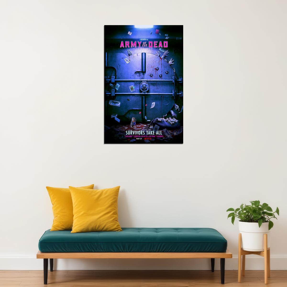 Army Of The Dead Full Character Movie Crime Poster Wall Art Print Home Wall Decor - xonomax