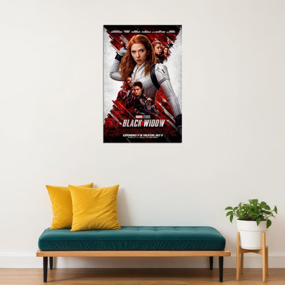 Black Widow Movie Excitement Action Poster Wall Art Print Home Wall Decor - xonomax