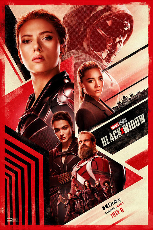 Black Widow Movie Family Action Superhero Drama Poster Wall Art Print Home Wall Decor - xonomax