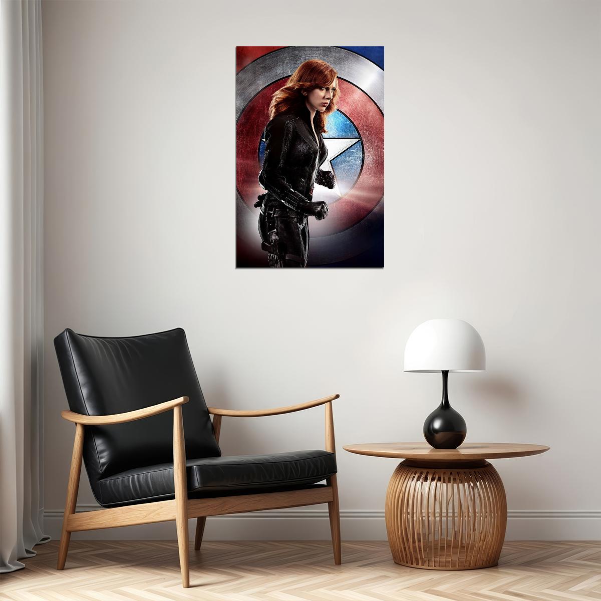 Black Widow Movie Action Adventure Excitement Poster Wall Art Print Home Wall Decor - xonomax