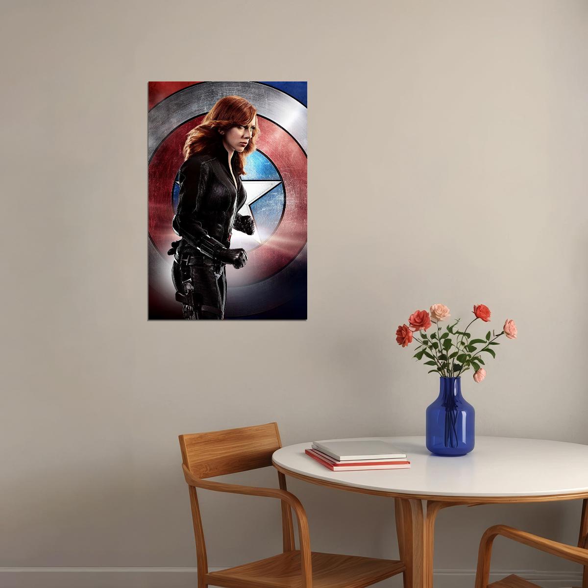 Black Widow Movie Action Adventure Excitement Poster Wall Art Print Home Wall Decor - xonomax