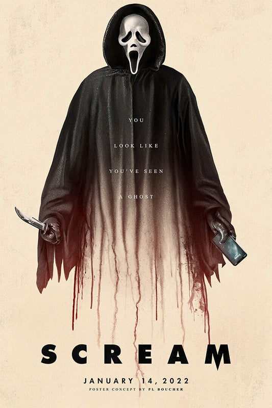 Scream Movie Action Thriller Horror Poster Wall Art Print Home Wall Decor - xonomax