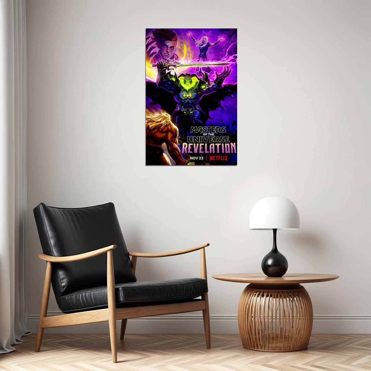 Masters Of The Universe Revelation Movie Action Poster Wall Art Print Home Wall Decor - xonomax