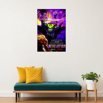 Masters Of The Universe Revelation Movie Action Poster Wall Art Print Home Wall Decor - xonomax