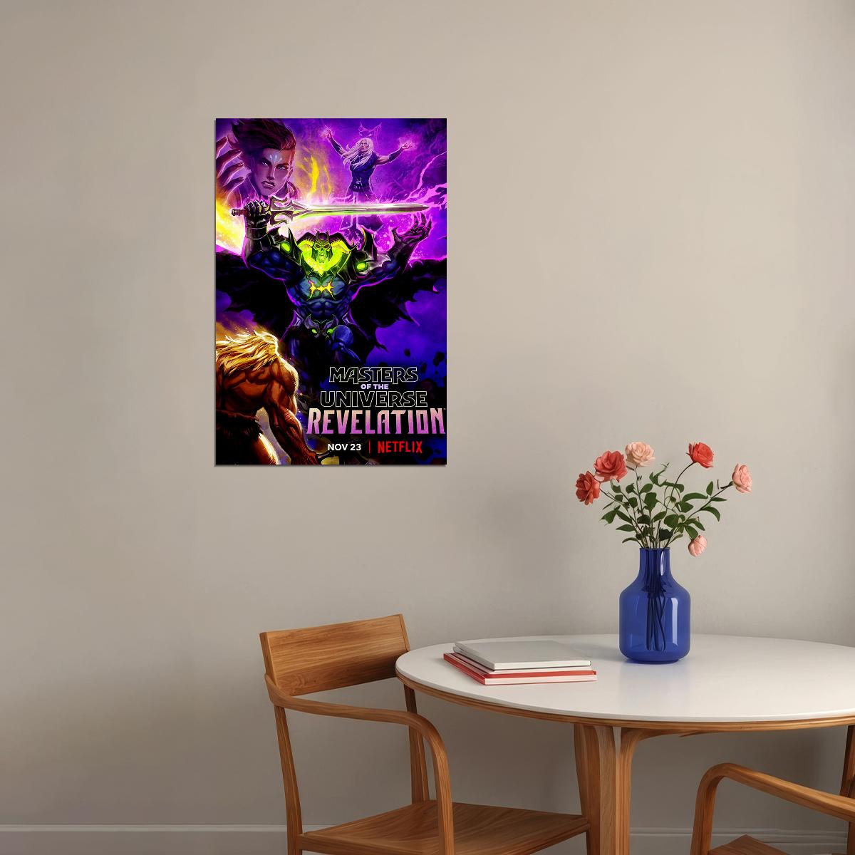 Masters Of The Universe Revelation Movie Action Poster Wall Art Print Home Wall Decor - xonomax