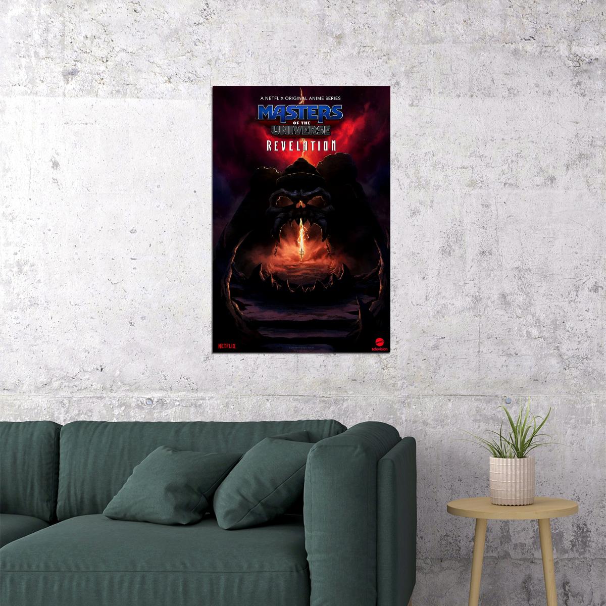 Masters Of The Universe Revelation Movie Poster Wall Art Print Home Wall Decor - xonomax