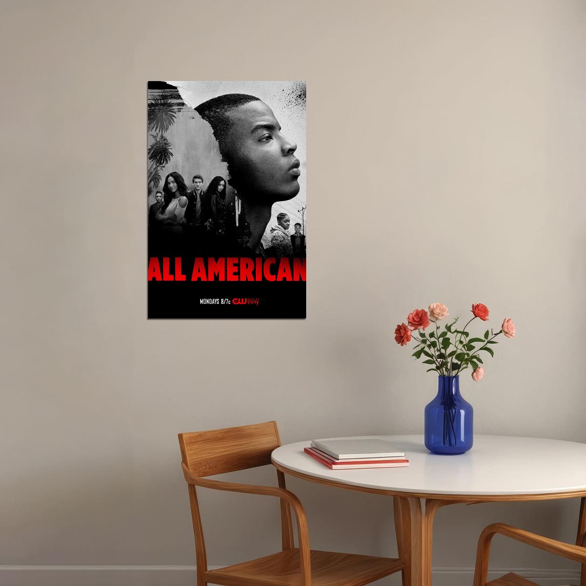 All American Movie Sport Action Adventure Drama Poster Wall Art Print Home Wall Decor - xonomax