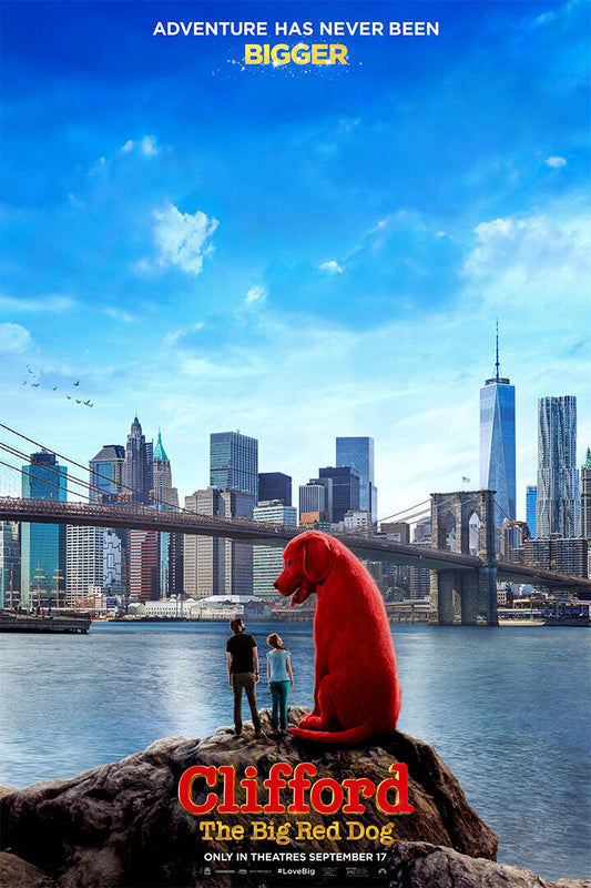 Clifford The Big Red Dog Movie Action Comedy Family Poster Wall Art Print Home Wall Decor - xonomax