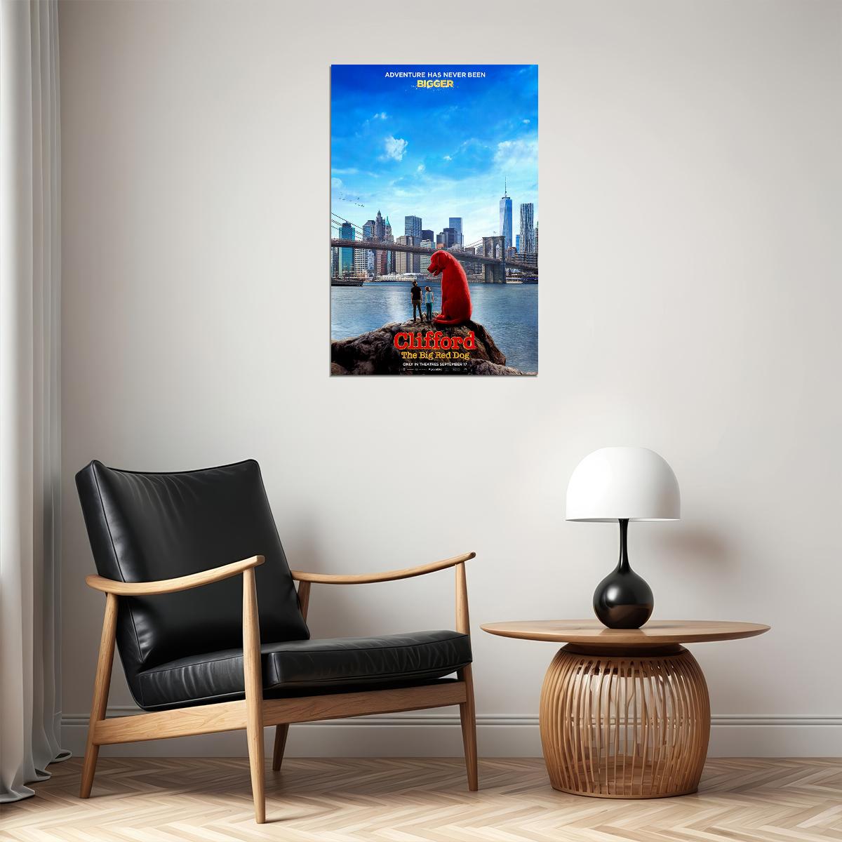 Clifford The Big Red Dog Movie Action Comedy Family Poster Wall Art Print Home Wall Decor - xonomax