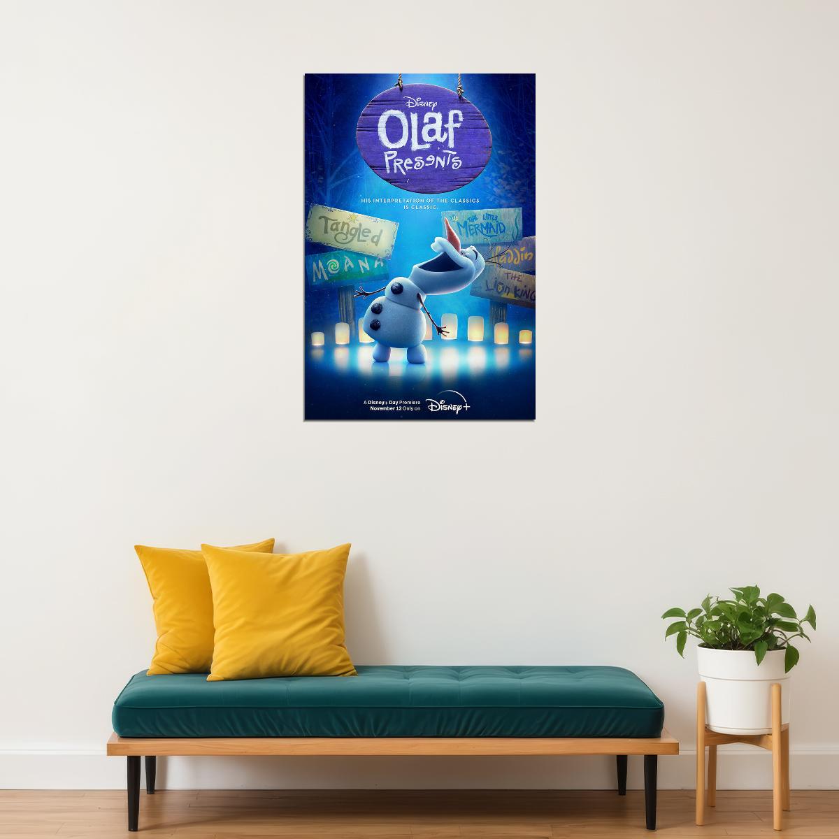 Olaf Presents Movie Animation Comedy Poster Wall Art Print Home Wall Decor - xonomax