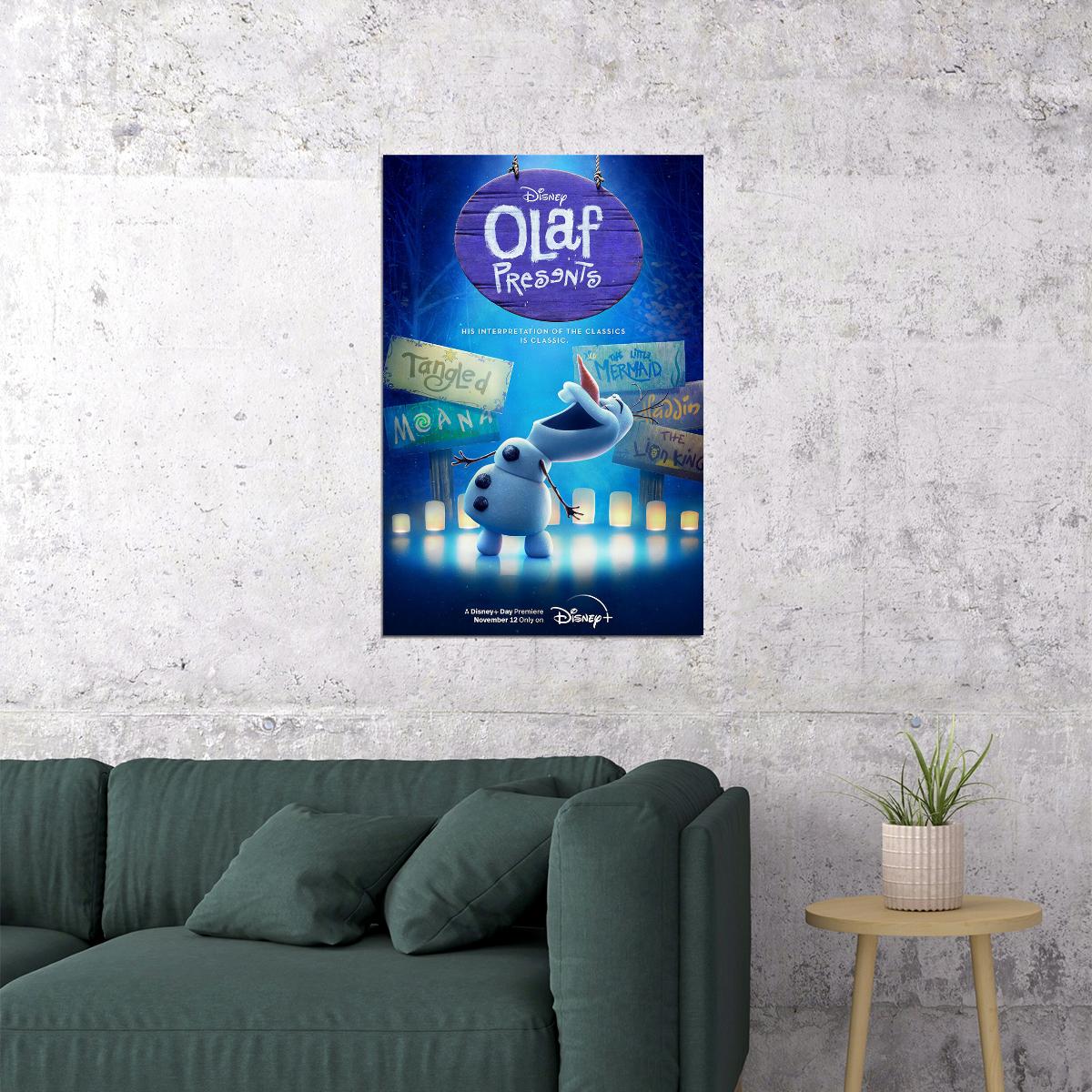 Olaf Presents Movie Animation Comedy Poster Wall Art Print Home Wall Decor - xonomax