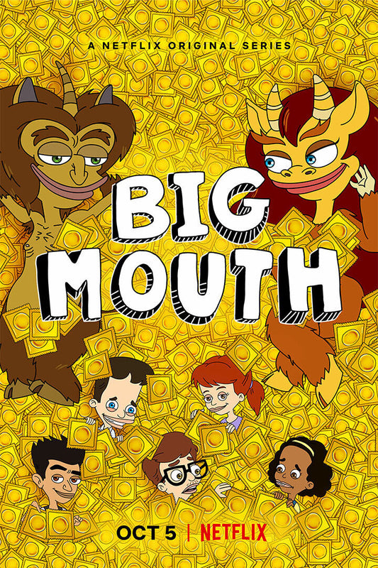 Big Mouth Full Character Movie Animasyon Poster Wall Art Print Home Wall Decor - xonomax