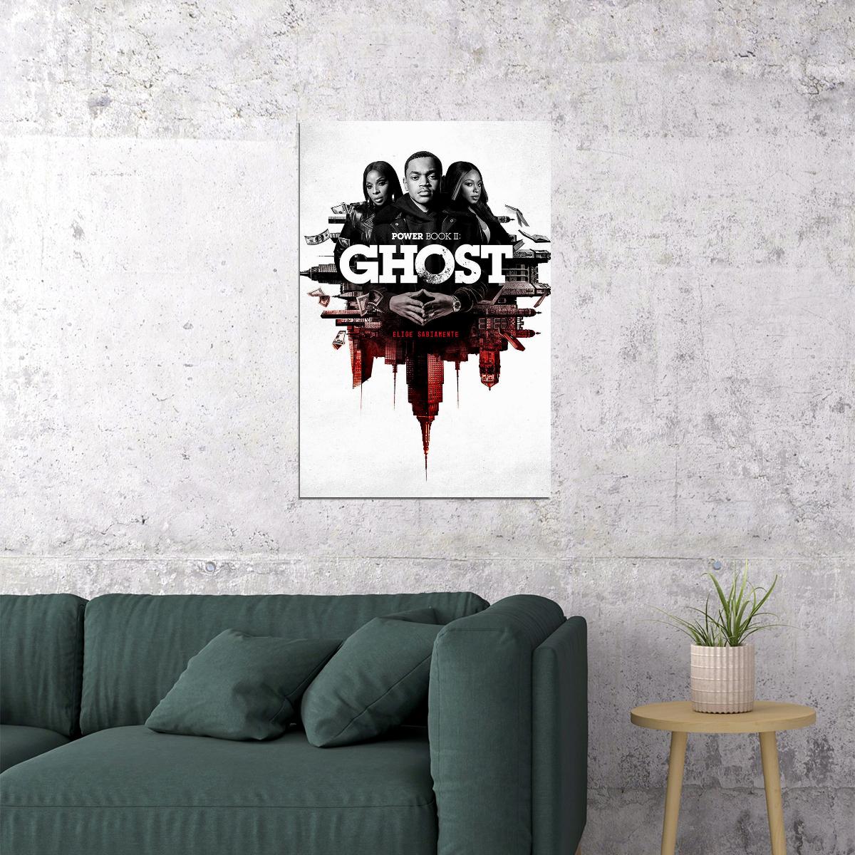 Power Book Ii Ghost Movie Crime Drama Poster Wall Art Print Home Wall Decor - xonomax