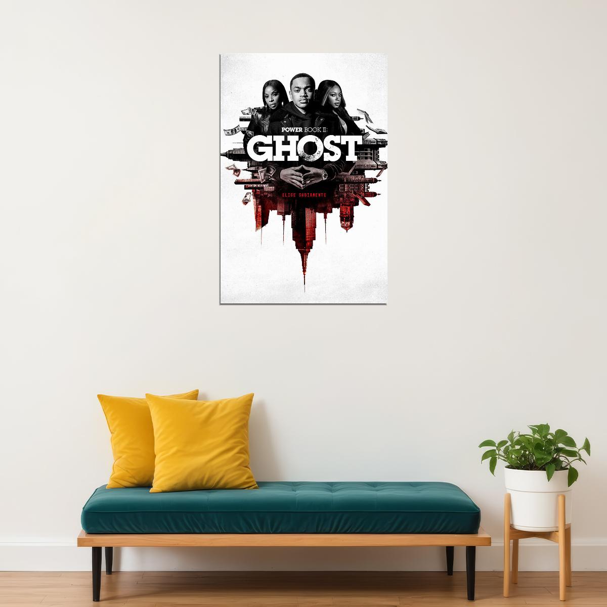 Power Book Ii Ghost Movie Crime Drama Poster Wall Art Print Home Wall Decor - xonomax