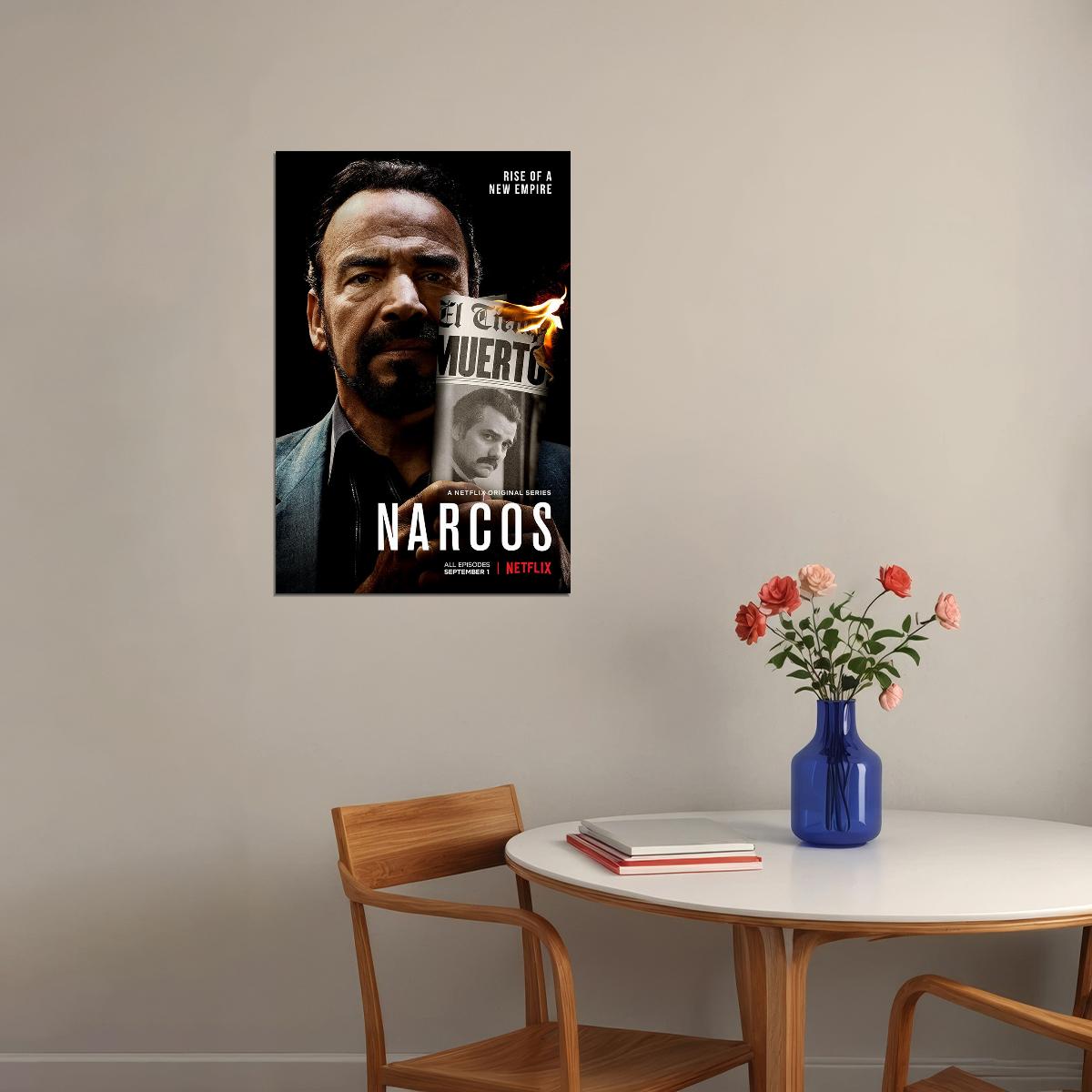 Narcos Mexico Movie Action Murderer Drug Wars Poster Wall Art Print Home Wall Decor - xonomax