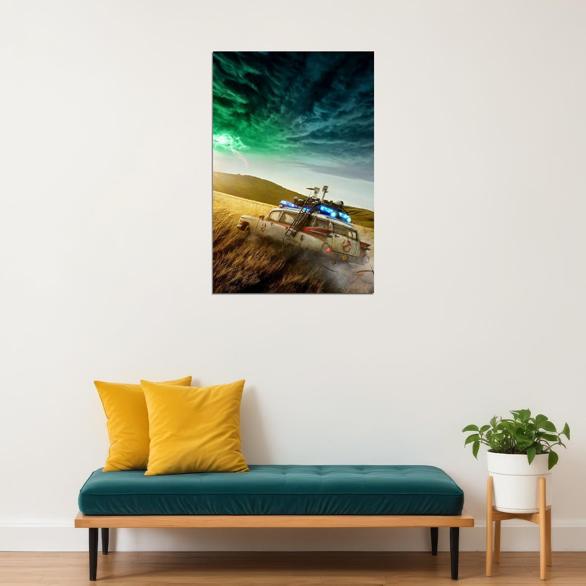 Ghostbusters Afterlife Movie Adventure Comedy Fantasy Poster Wall Art Print Home Wall Decor - xonomax