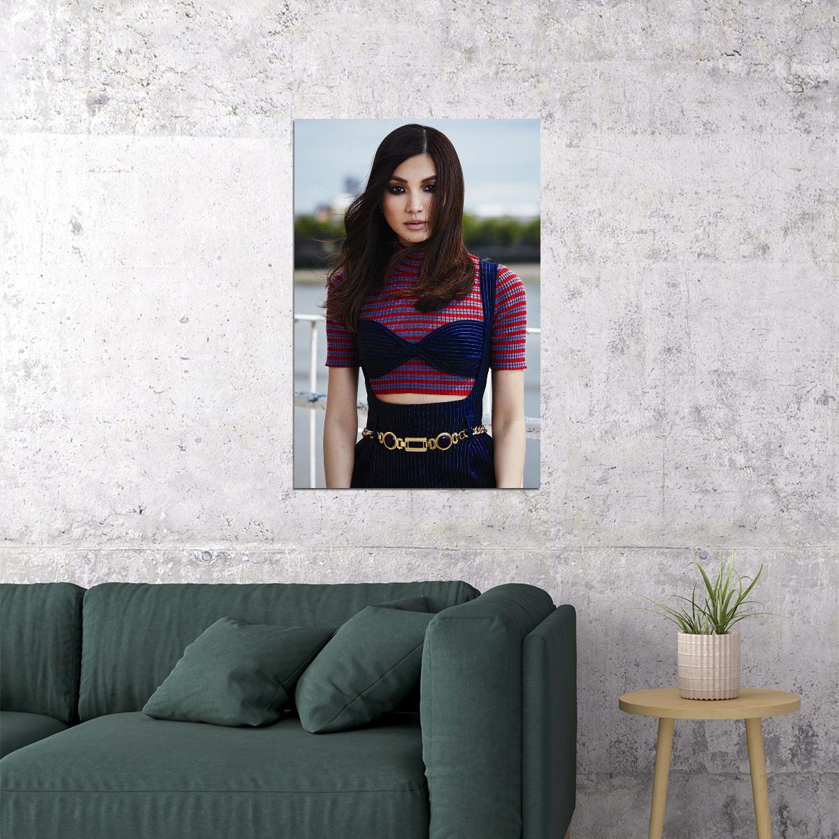 Gemma Chan British Cinema Actor Beauty Model Poster Wall Art Print Home Wall Decor - xonomax