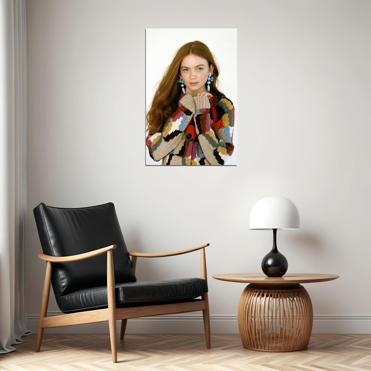 Sadie Sink Famous American Cinema Actor Artist Poster Wall Art Print Home Wall Decor - xonomax