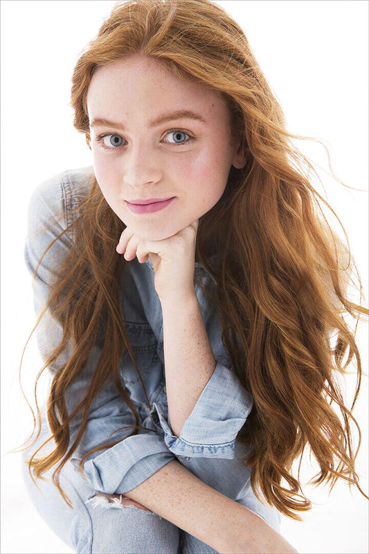 Sadie Sink Famous American Tv Series Actor Artist Poster Wall Art Print Home Wall Decor - xonomax