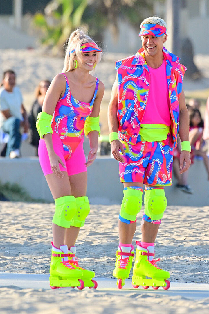 Margot And Gosling Famous Actors Movie Shoots Poster Wall Art Print Home Wall Decor - xonomax