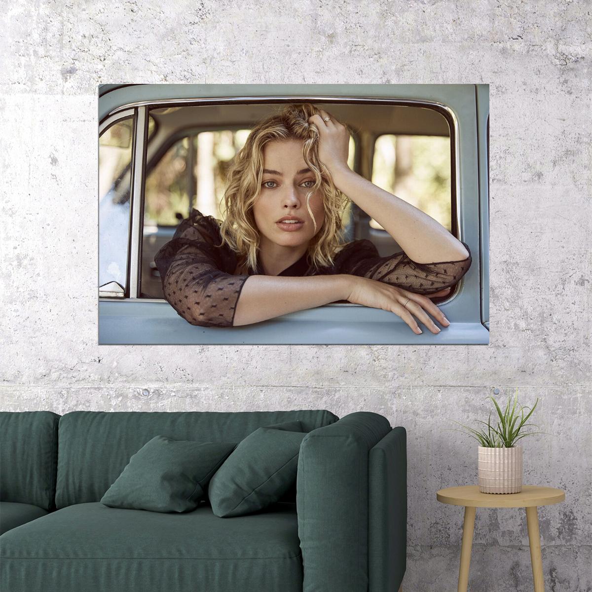 Margot Robbie Celebrity Cinema Actress Film Producer Poster Wall Art Print Home Wall Decor - xonomax