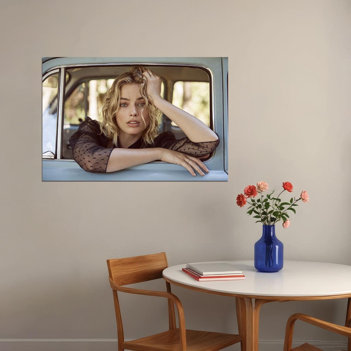 Margot Robbie Celebrity Cinema Actress Film Producer Poster Wall Art Print Home Wall Decor - xonomax