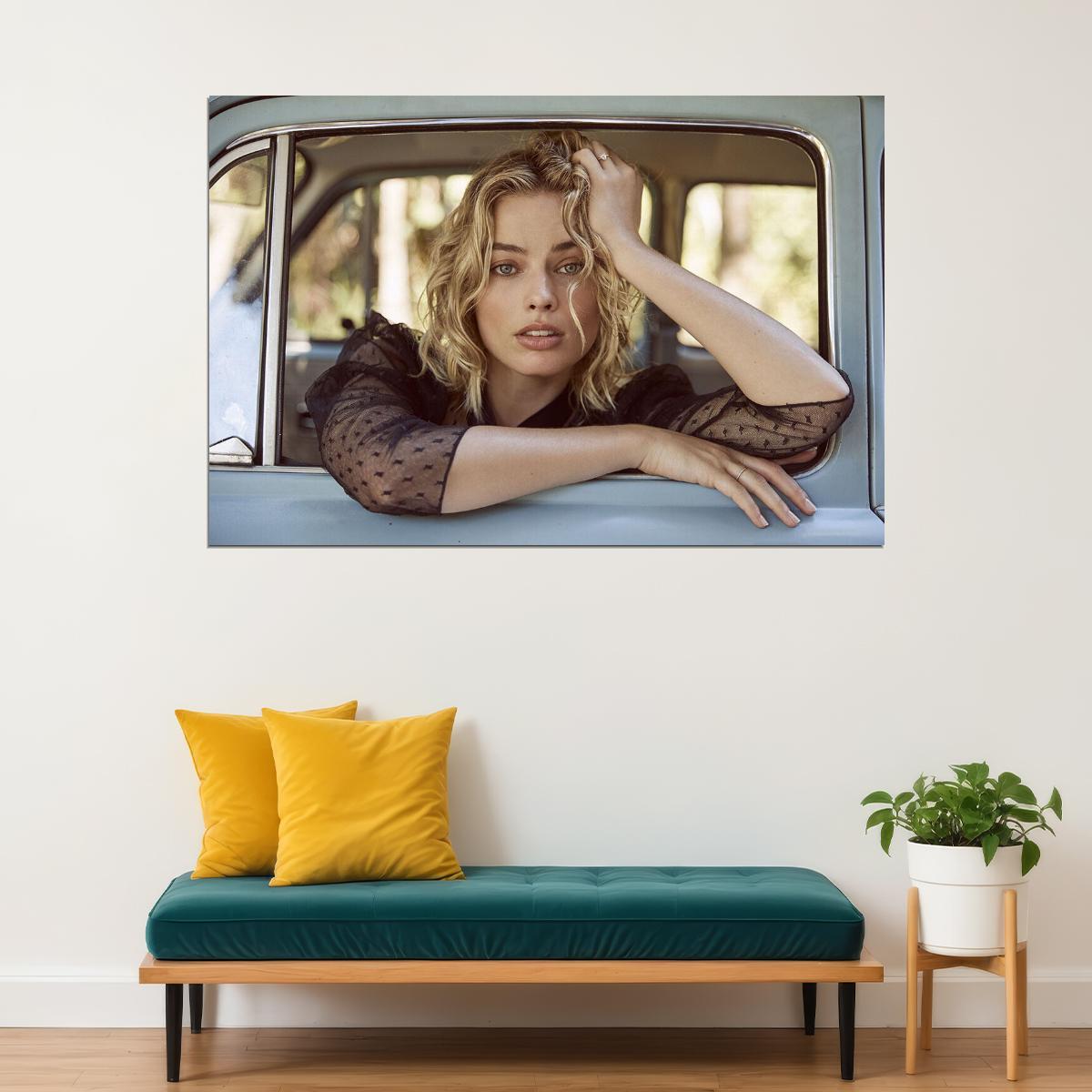 Margot Robbie Celebrity Cinema Actress Film Producer Poster Wall Art Print Home Wall Decor - xonomax