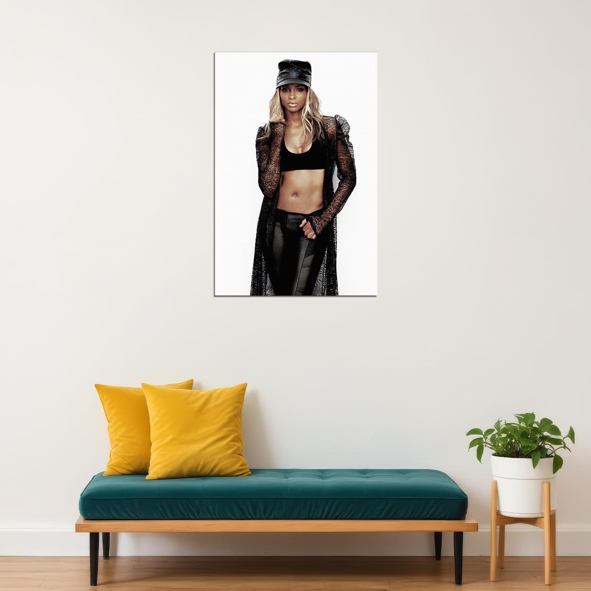 Ciara Famous American Musician Song Songwriter Poster Wall Art Print Home Wall Decor - xonomax