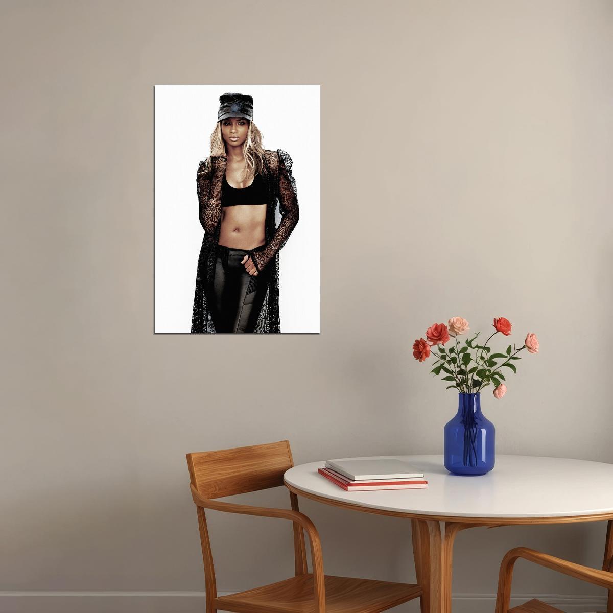 Ciara Famous American Musician Song Songwriter Poster Wall Art Print Home Wall Decor - xonomax