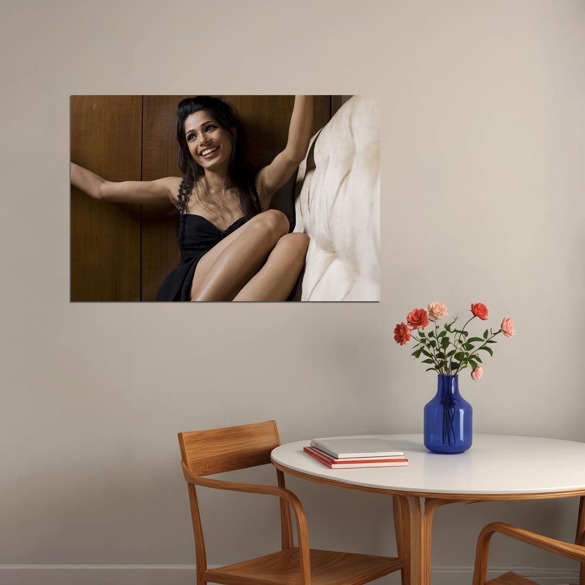 Freida Pinto Famous Indian Actress Sexy Model Poster Wall Art Print Home Wall Decor - xonomax