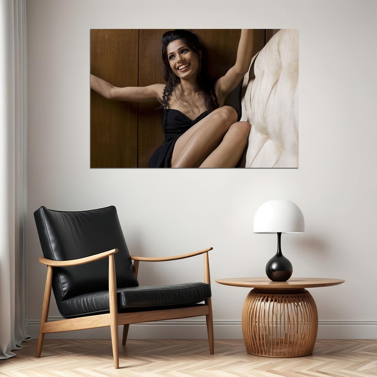 Freida Pinto Famous Indian Actress Sexy Model Poster Wall Art Print Home Wall Decor - xonomax
