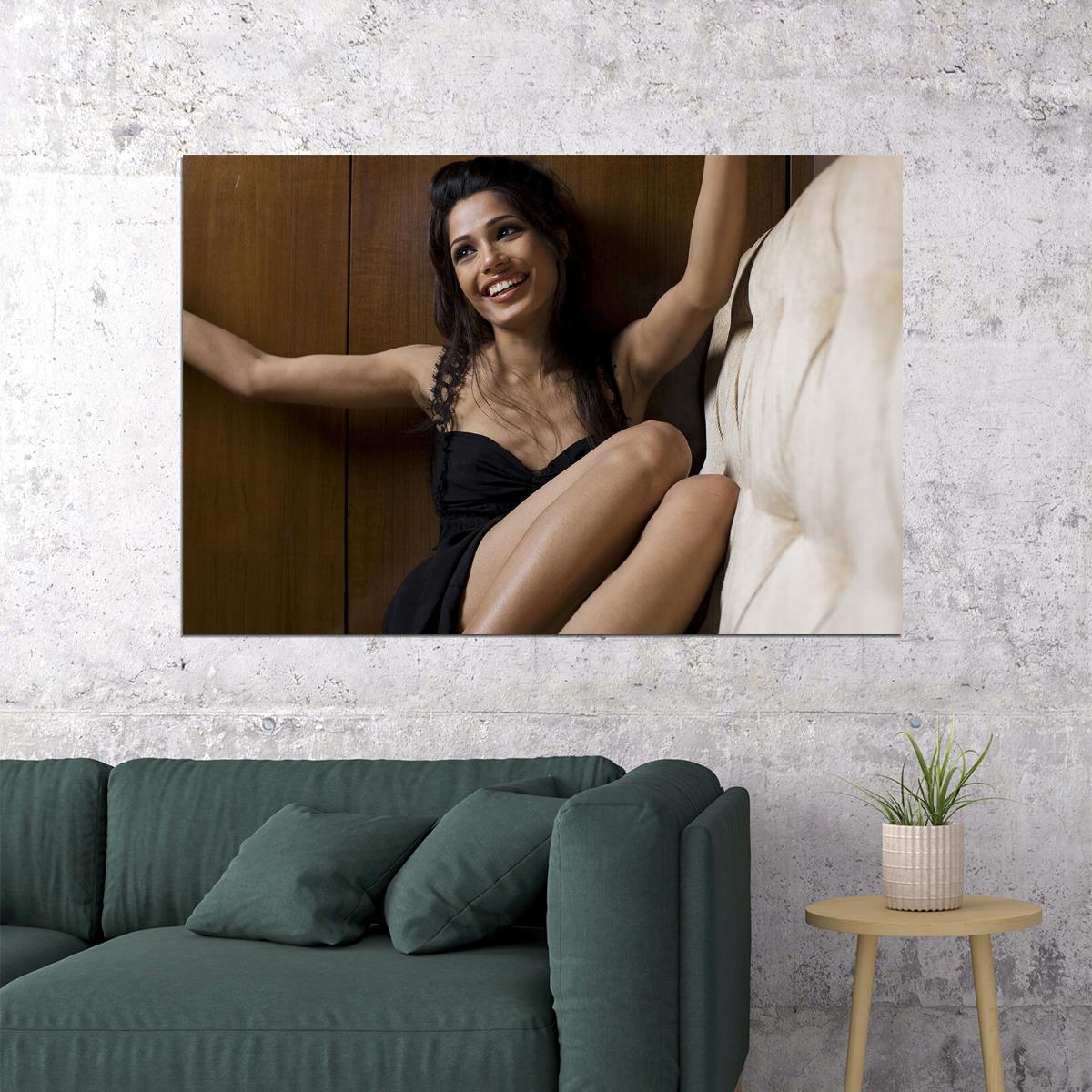 Freida Pinto Famous Indian Actress Sexy Model Poster Wall Art Print Home Wall Decor - xonomax