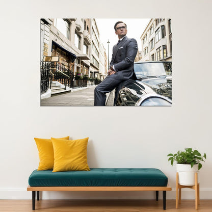 Taron Welsh Cinema Actor Famous Artist Poster Wall Art Print Home Wall Decor - xonomax