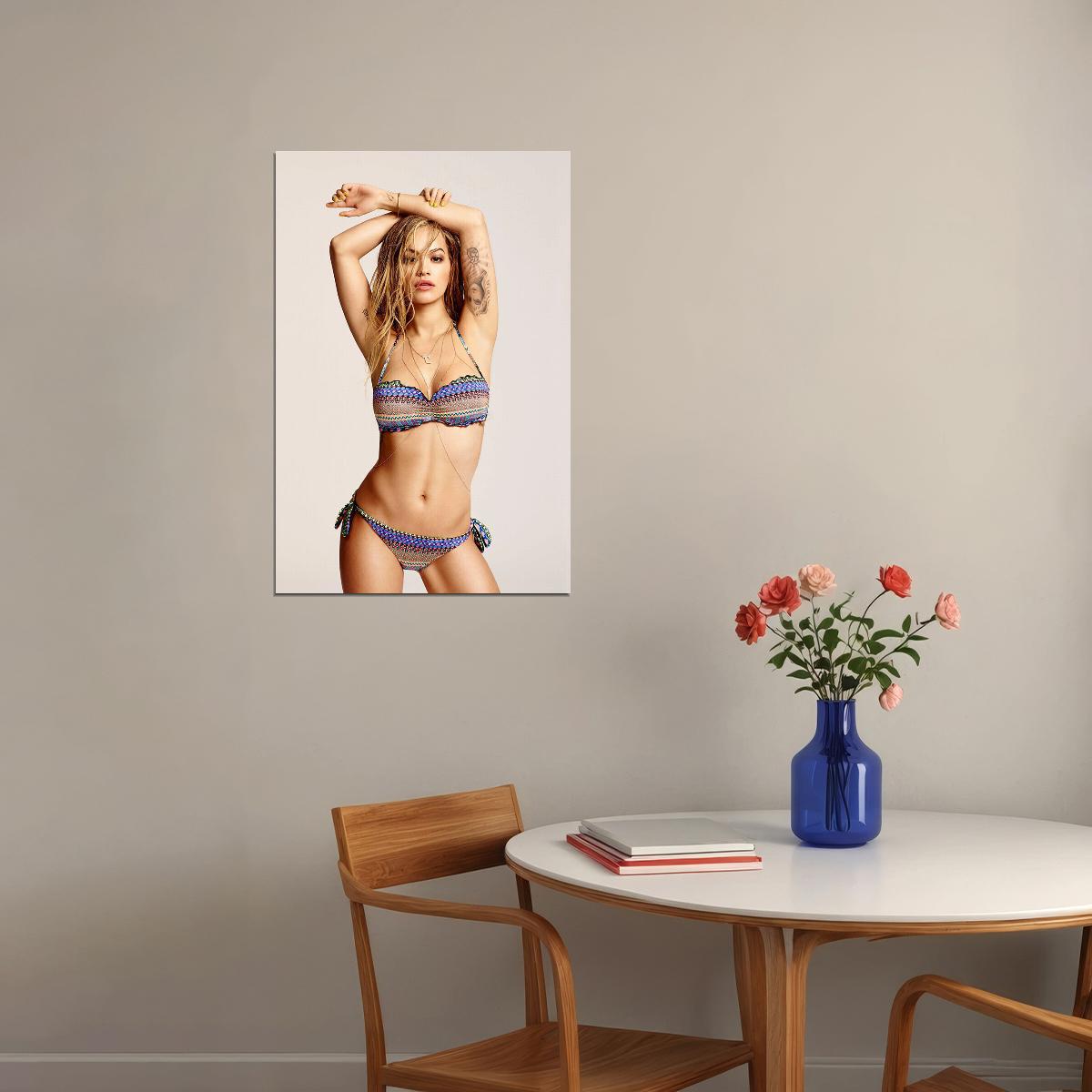 Rita Ora British Sexy Celebrities Poster Wall Art Print Home Wall Decor - xonomax