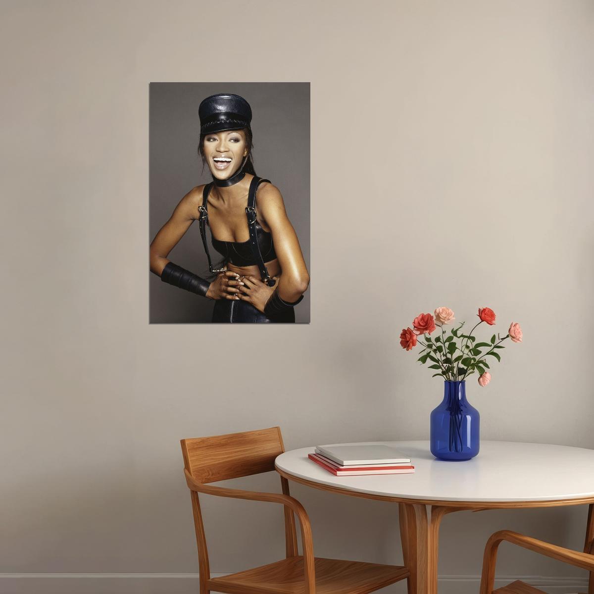 Naomi Campbell British Woman Model Beauty Girl Poster Wall Art Print Home Wall Decor - xonomax