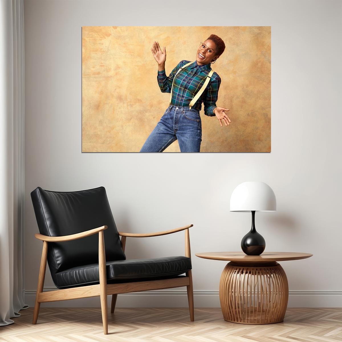 Issa Rae American Cinema Actor Screenwriter Poster Wall Art Print Home Wall Decor - xonomax