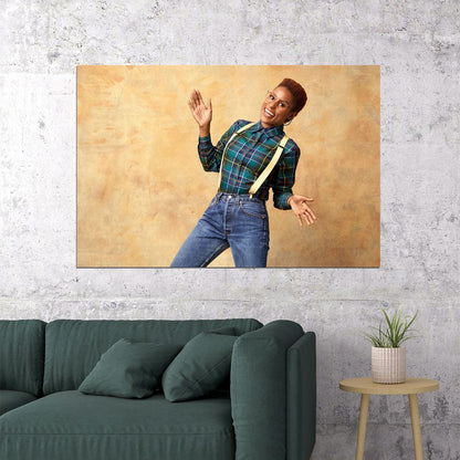 Issa Rae American Cinema Actor Screenwriter Poster Wall Art Print Home Wall Decor - xonomax