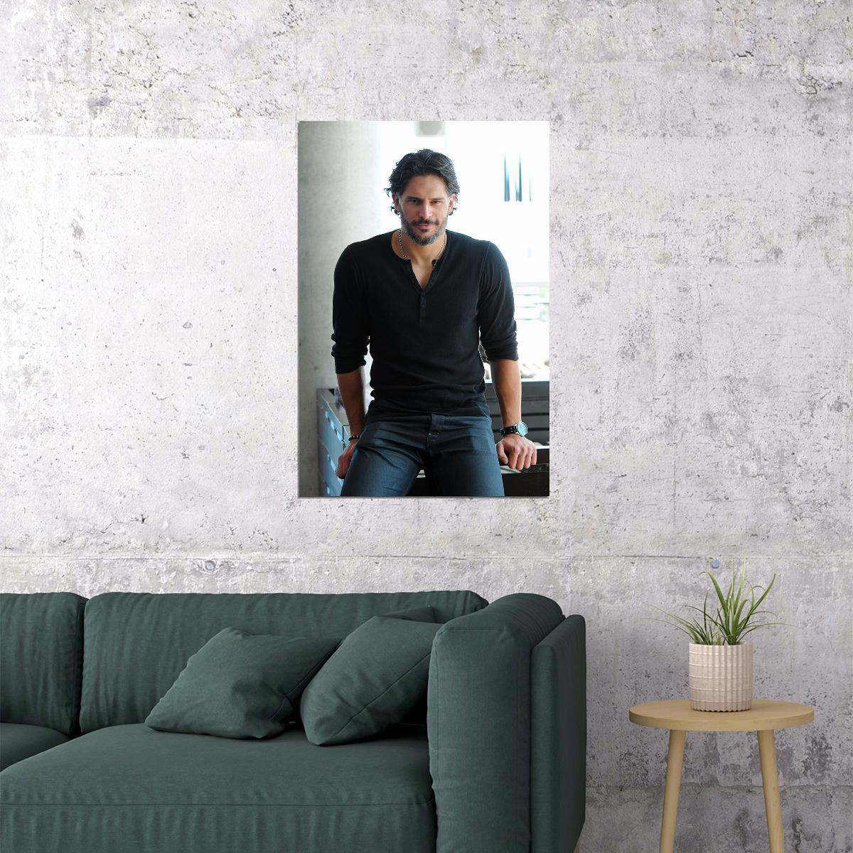 Joe Manganiello Famous American Tv Series Actor Artist Poster Wall Art Print Home Wall Decor - xonomax