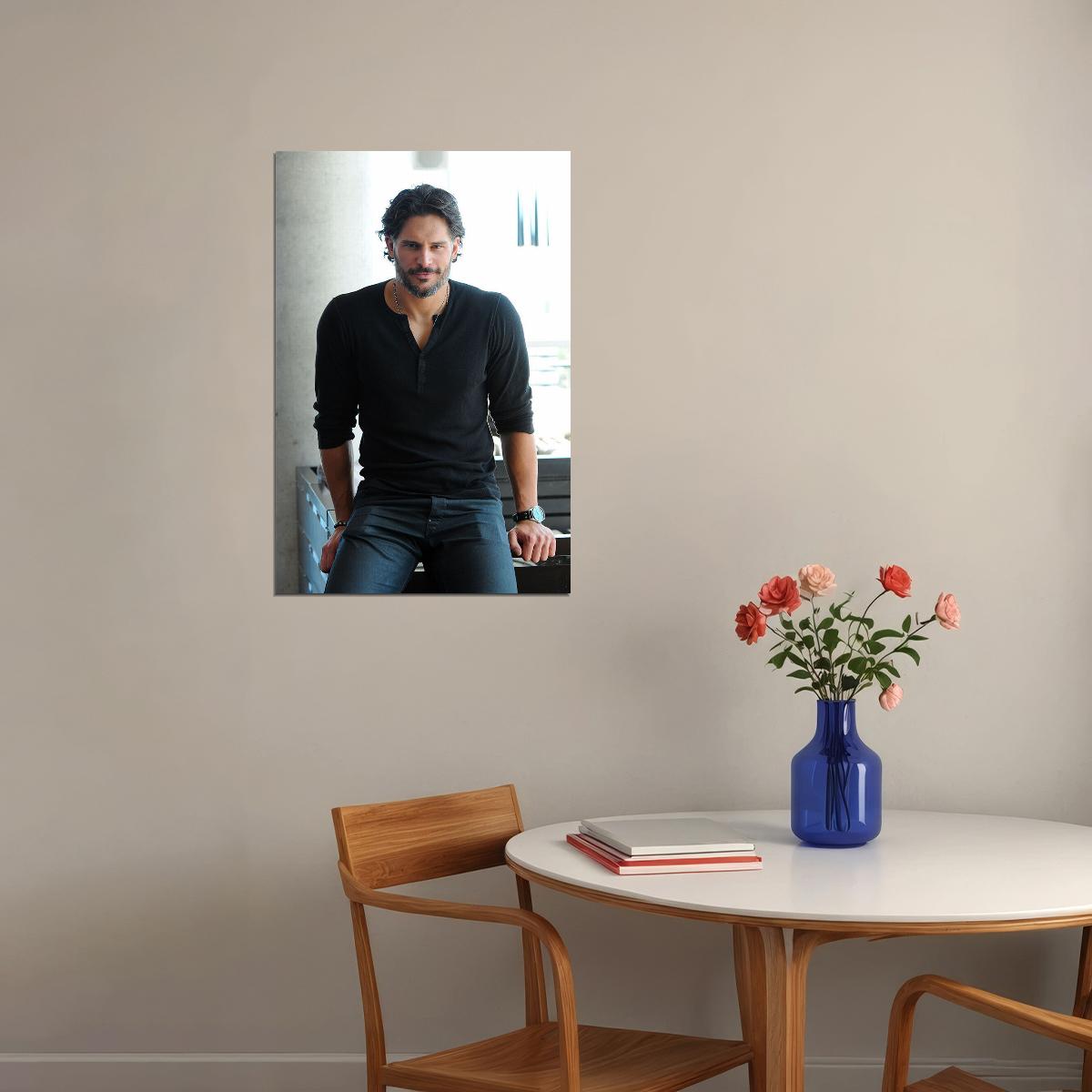 Joe Manganiello Famous American Tv Series Actor Artist Poster Wall Art Print Home Wall Decor - xonomax
