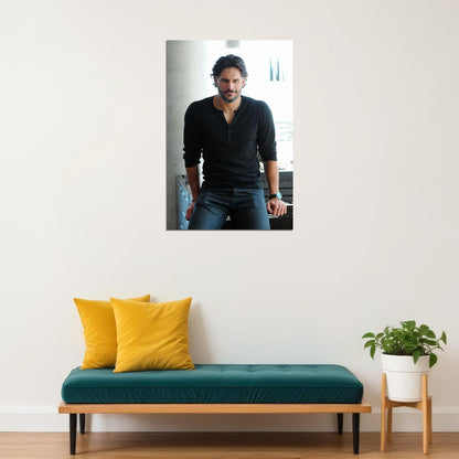 Joe Manganiello Famous American Tv Series Actor Artist Poster Wall Art Print Home Wall Decor - xonomax