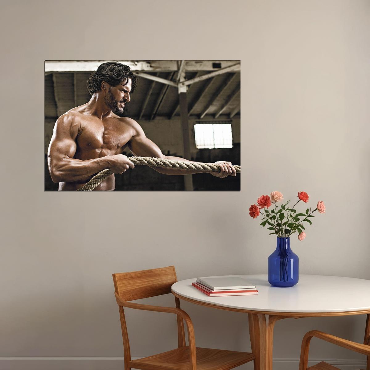Joe Manganiello Famous American Cinema Actor Artist Poster Wall Art Print Home Wall Decor - xonomax