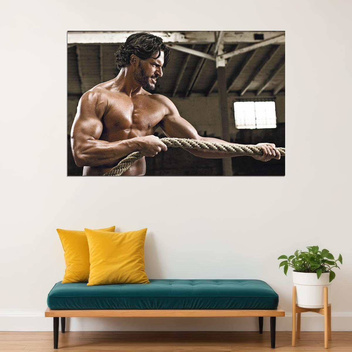 Joe Manganiello Famous American Cinema Actor Artist Poster Wall Art Print Home Wall Decor - xonomax