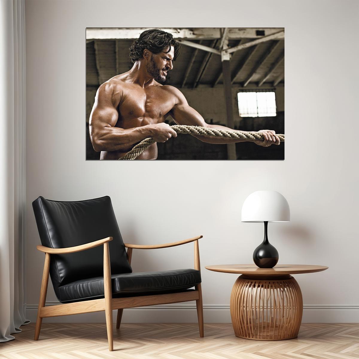 Joe Manganiello Famous American Cinema Actor Artist Poster Wall Art Print Home Wall Decor - xonomax