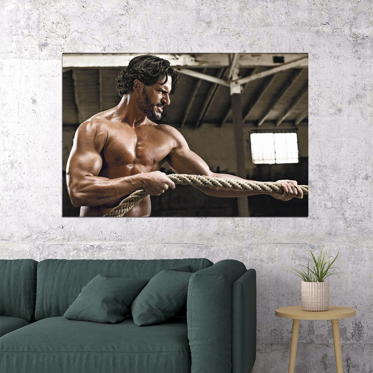 Joe Manganiello Famous American Cinema Actor Artist Poster Wall Art Print Home Wall Decor - xonomax