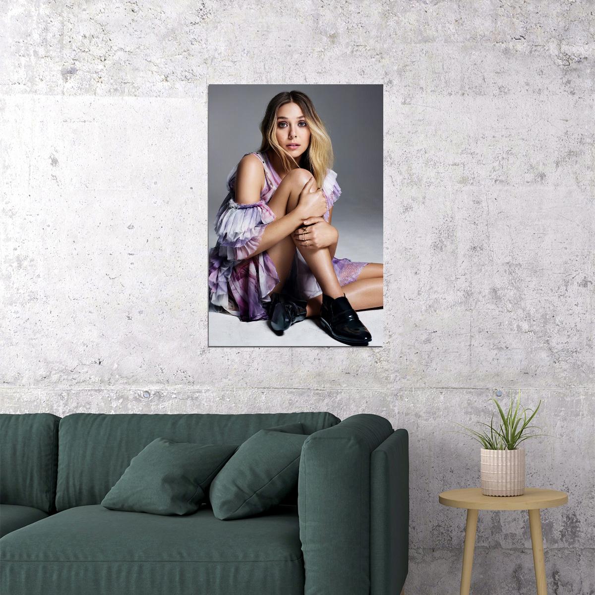 Elizabeth American Cinema Actress Famous Artist Poster Wall Art Print Home Wall Decor - xonomax