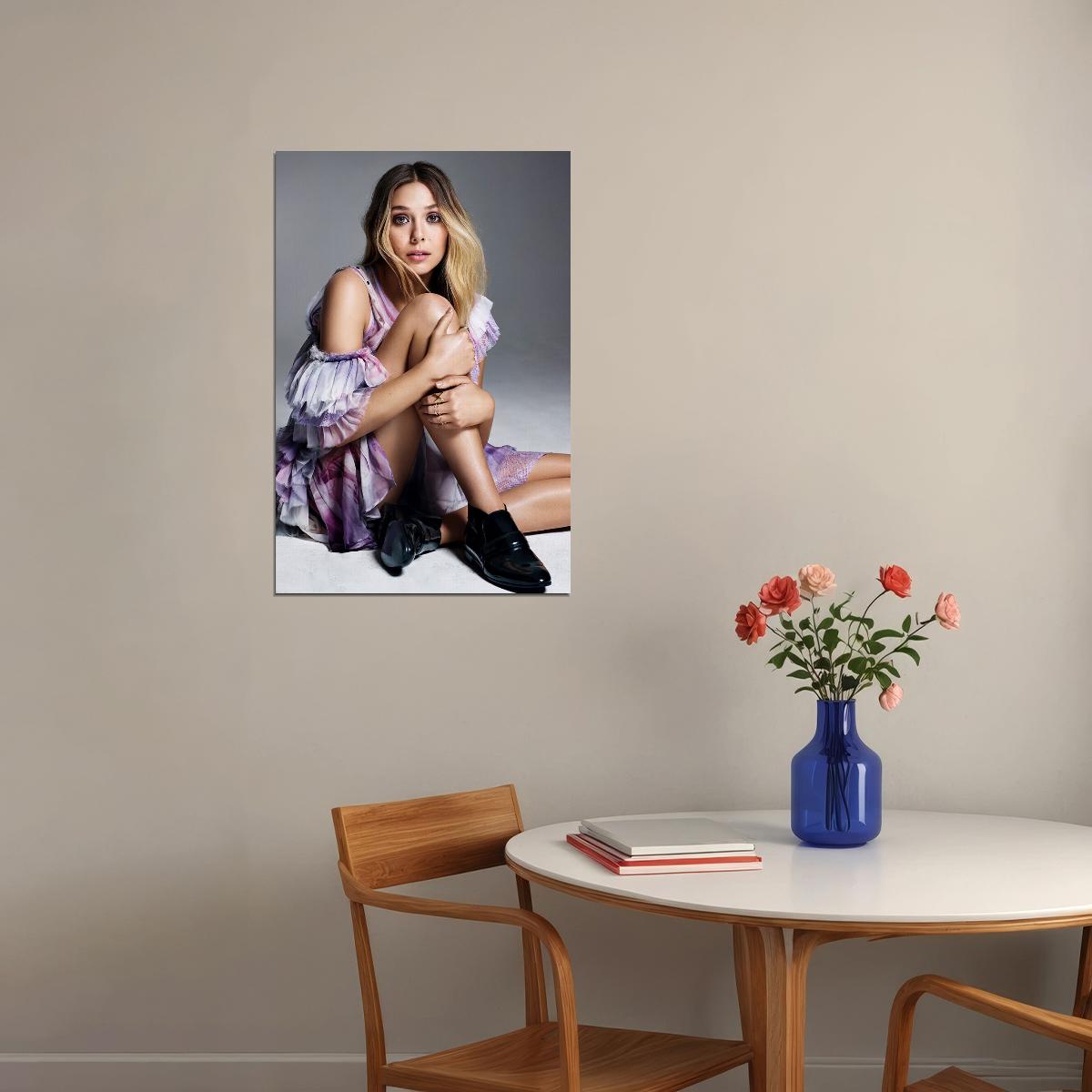 Elizabeth American Cinema Actress Famous Artist Poster Wall Art Print Home Wall Decor - xonomax