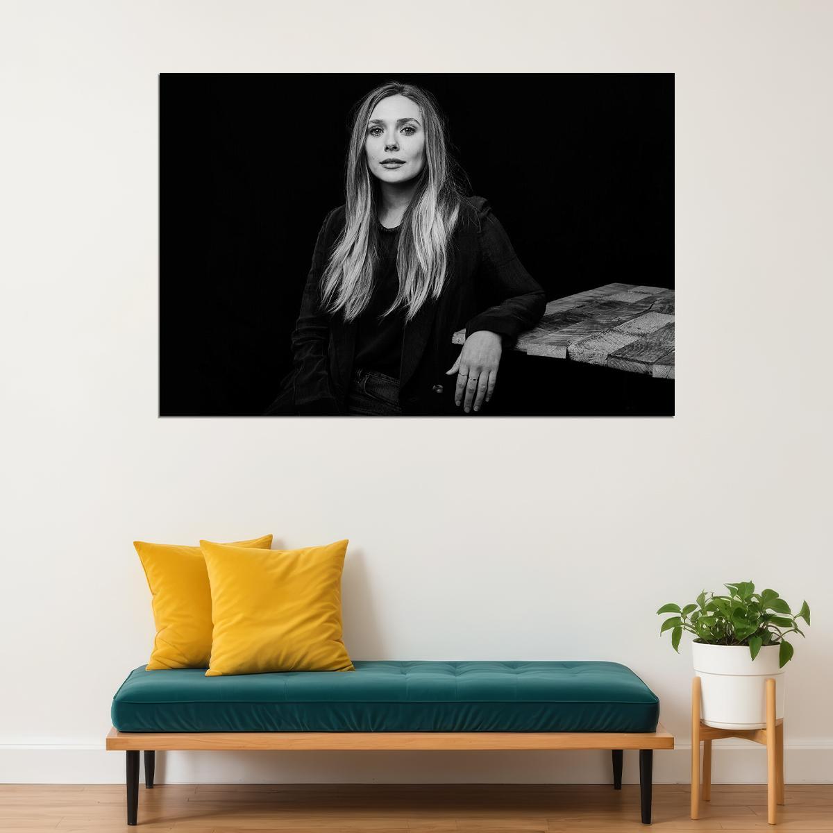 Elizabeth American Movie Actress Famous Artist Poster Wall Art Print Home Wall Decor - xonomax